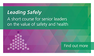 Leading Safely is a short course for senior leaders on the value of safety and health